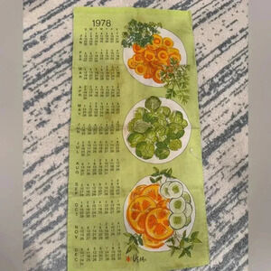 Vintage Vera Neumann 1978 Cloth Calendar
